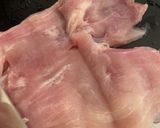 鶏肉の菜の花肉巻き作り方5写真