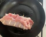 鶏肉の菜の花肉巻き作り方8写真