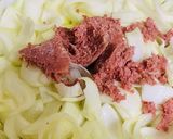 新玉葱コンビーフ作り方1写真