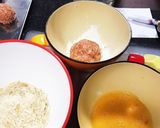 豚ひき肉のモッツァレラフライボール作り方3写真