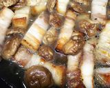 豚バラと干し椎茸のオイスターソース煮作り方3写真