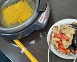 ホットプレートでペスカトーレ作り方1写真
