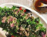 薬味で食べる☆マグロのたたき作り方5写真