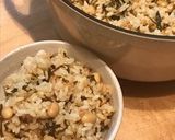 塩昆布とお豆のごはん作り方10写真