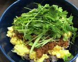 ホワイトセロリのそぼろ玉子ご飯作り方6写真