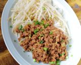 大豆ミートのピリ辛肉味噌もやし作り方7写真