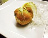 かぼちゃと人参のチーズ茶巾風サラダ弁当用作り方3写真