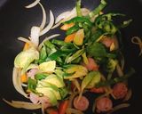 ちょっとピリ辛なナポリタンライス作り方4写真