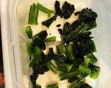 ほうれん草の厚焼き風たまご【幼児向け】作り方2写真