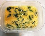 ほうれん草の厚焼き風たまご【幼児向け】作り方3写真