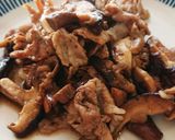 生椎茸と豚肉の生姜焼き作り方7写真