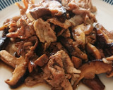生椎茸と豚肉の生姜焼き作り方7写真