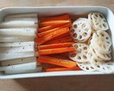 お弁当★レンジ簡単★英国ピクルス★常備菜作り方3写真