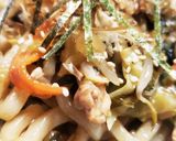お年寄り絶賛シリーズ☆チン菜焼きうどん☆作り方9写真