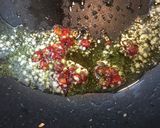 シメジと水菜の全粒粉アラビアータ作り方11写真