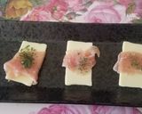 簡単おつまみ♡パセリチーズ生ハム巻♡作り方3写真