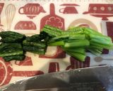 【学校給食】小松菜のごまネーズあえ作り方1写真