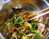【学校給食】小松菜のごまネーズあえ作り方4写真
