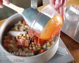 ガレット【お肉と根菜・お豆のカスレ風】作り方5写真
