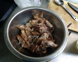 豚肉とごぼうの甘辛炒め作り方1写真