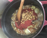 さつまいもと大豆のトマト煮込み作り方4写真