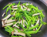 ほうれん草とキノコの温サラダ作り方3写真