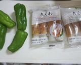 ピーマンとチクワのきんぴら風作り方1写真