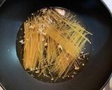 蛸とアスパラの塩昆布バターパスタ作り方1写真