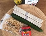 ほんのりピリ辛☆冷やしたぬき蕎麦作り方1写真