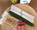 ほんのりピリ辛☆冷やしたぬき蕎麦作り方1写真