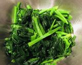 ☆ヘルシー副菜♫ほうれん草のしらす和え☆作り方1写真