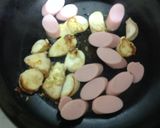 魚肉ソーセージとエリンギのケチャマヨ炒め作り方4写真