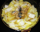 白菜といわし缶でアヒージョ風作り方4写真