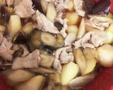 根菜☆豚バラとごぼう大根となすの煮物作り方6写真