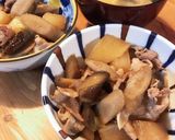 根菜☆豚バラとごぼう大根となすの煮物作り方7写真