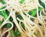 春のたっぷり菜の花パスタです。作り方1写真