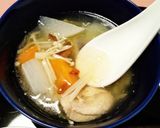 鶏肉と大根のスープ～味変2種作り方4写真