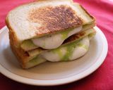 フライパンでホットサンド★林檎ヨーグルト作り方12写真