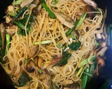 焼きサバとキノコの和風パスタ作り方4写真