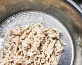 愛犬ご飯　レタス林檎の腸活チキンスープ作り方4写真