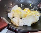 鳥唐揚げの梅レタスチャーハン作り方4写真