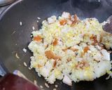 鳥唐揚げの梅レタスチャーハン作り方6写真