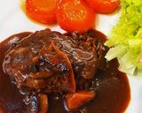 お店の味！超簡単煮込みハンバーグ♡作り方14写真