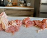 鶏肉ときのこの酒粕焼き作り方1写真