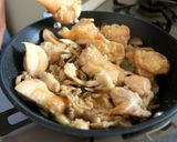鶏肉ときのこの酒粕焼き作り方4写真