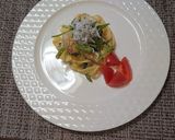 ヨウサマの減塩タラと春菊のパスタ作り方7写真
