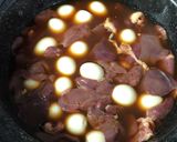 鶏のきもとウズラの卵の甘辛生姜煮作り方3写真