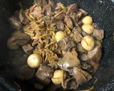 鶏のきもとウズラの卵の甘辛生姜煮作り方6写真