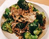 牛肉とブロッコリーのチーズ炒め作り方5写真