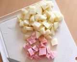 お弁当用に！サイコロジャーマンポテト作り方1写真